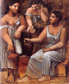 Pablo Picasso : three women at the well II